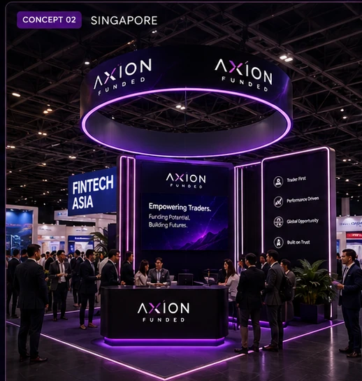 Axion exhibition concept in Singapore